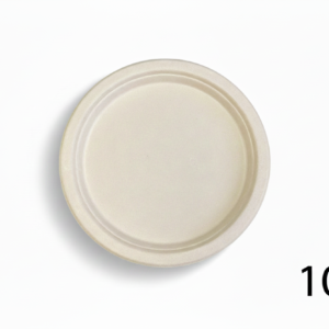 10" plate with label