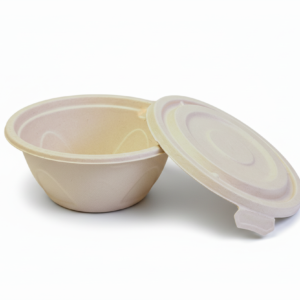 Bowl with lid on the side - pattern matched