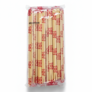 Chopsticks package on white background