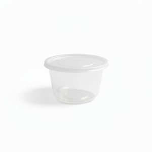 Clear container with deeper bowl - same style