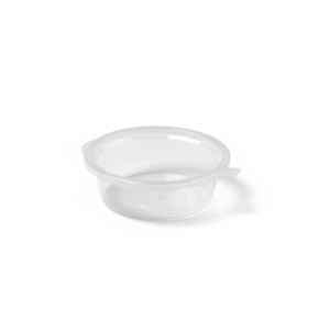 Clear Round Container - ECOSE Background