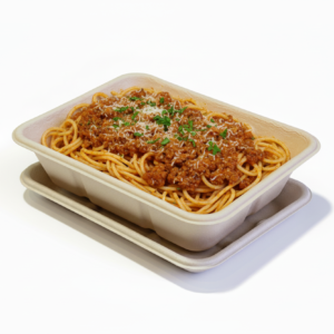 Container with Spaghetti Bolognese