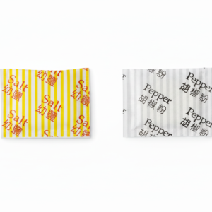 Merged salt and pepper wax paper
