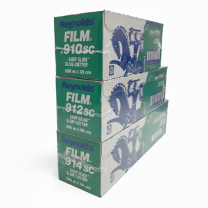 Reynolds film cutter boxes - angled view