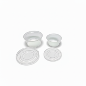 Sauce containers with professional lighting