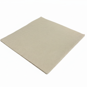 Single napkin with plain white background