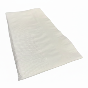 Single napkin with pure white background