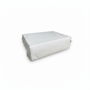 Straightened napkin package with ECOSE setting