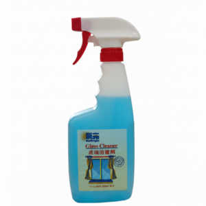 SunBright glass cleaner on clean white background
