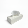 Tissue box with pure white background