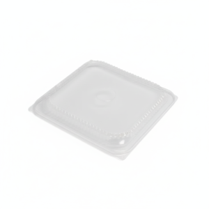 Transparent lid with all four tabs