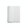 White packaging flat lay with clean background