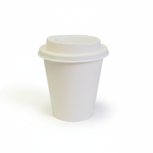 White paper cup with lid edited